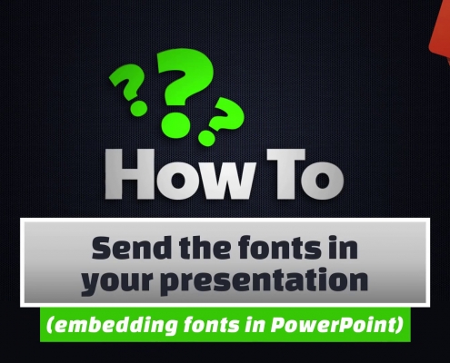 Send the fonts in your presentation 9