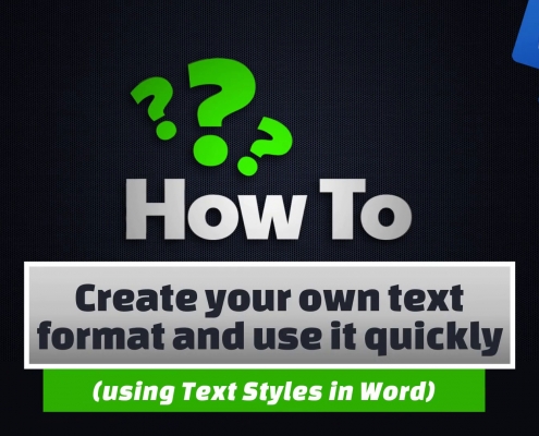 Create your own text format and use it quickly 8