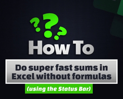 Do super-fast sums without formulas 2