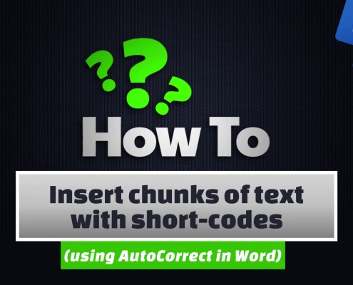Insert chunks of text with short codes 16