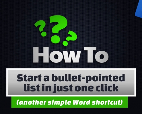 Start a bullet-pointed list in just one click 11