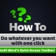 Do whatever you want with one click 2